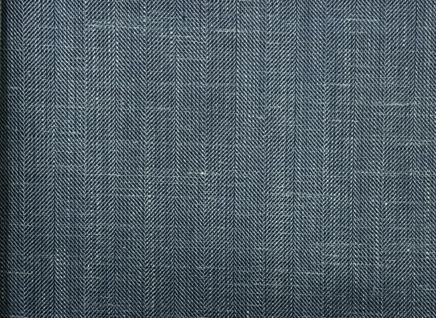 Sergio Benetti 29999 -210 Blue Herringbone fabric swatch